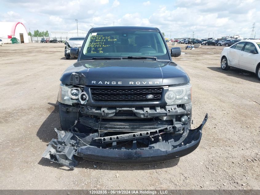 2011 Land Rover Range Rover Sport VIN: SALSH2E45BA281551 Lot: 12032835