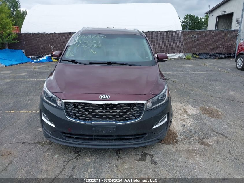 2019 Kia Sedona VIN: KNDMB5C10K6557925 Lot: 12032871