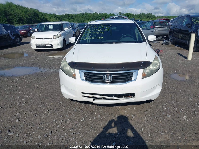 2009 Honda Accord Ex VIN: 1HGCP25739A800696 Lot: 12032872