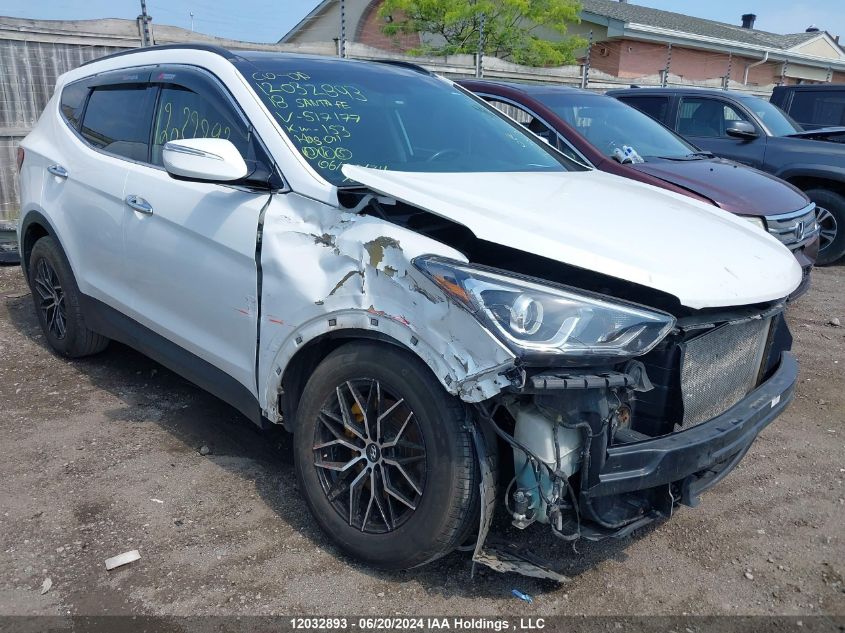 2018 Hyundai Santa Fe Sport 2.4 Se VIN: 5XYZUDLB9JG517177 Lot: 12032893