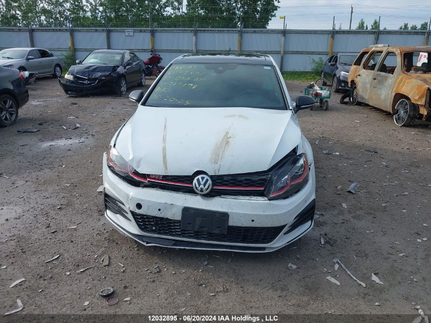 2021 Volkswagen Gti S/Se/Autobahn VIN: 3VW6T7AU4MM017198 Lot: 12032895