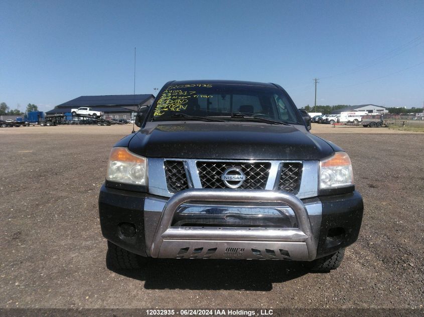 2008 Nissan Titan Pro-4X VIN: 1N6AA06C18N332317 Lot: 12032935