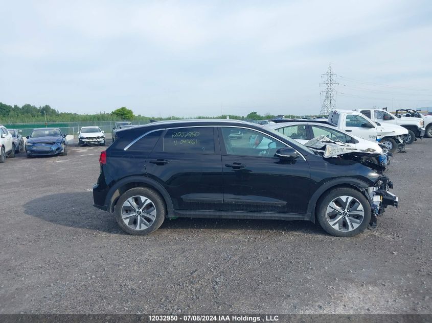 2021 Kia Niro Ev VIN: KNDCC3LG9M5090661 Lot: 12032950