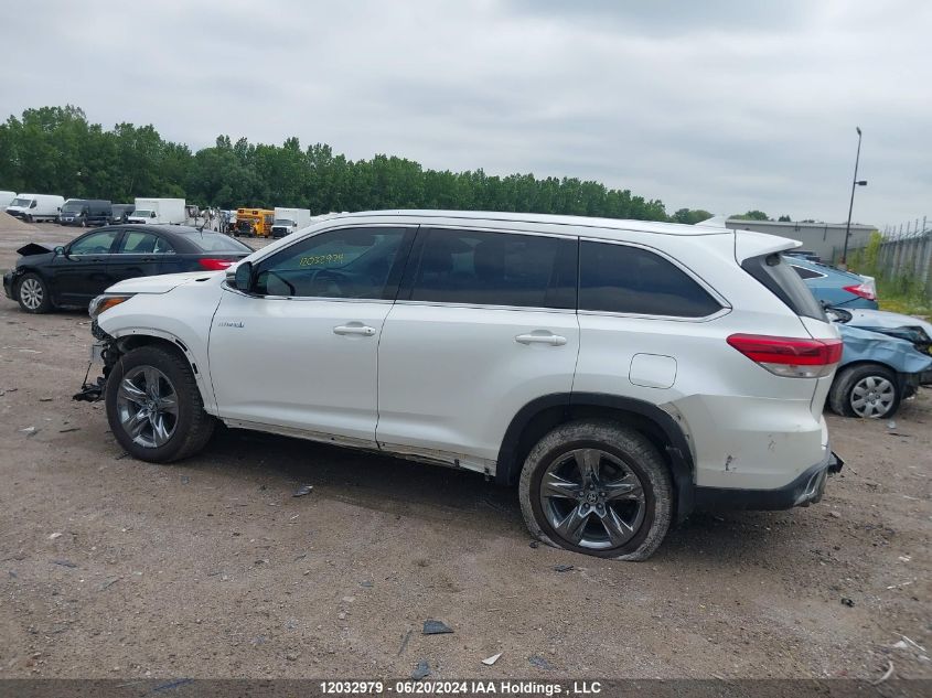 2019 Toyota Highlander Hybrid Limited VIN: 5TDDGRFH6KS067264 Lot: 12032979