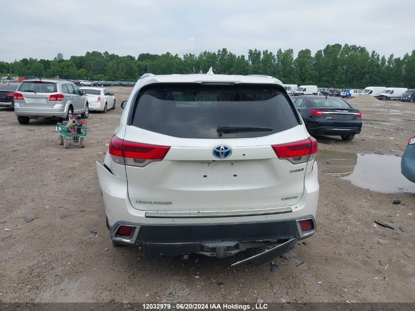 2019 Toyota Highlander Hybrid Limited VIN: 5TDDGRFH6KS067264 Lot: 12032979