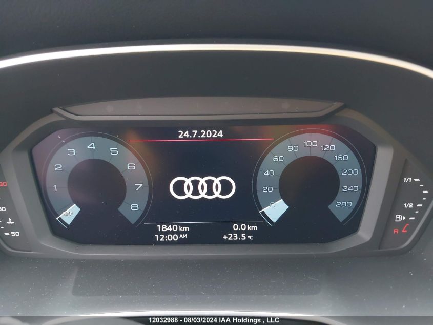 2024 Audi Q3 VIN: WA1EECF35R1096221 Lot: 12032988