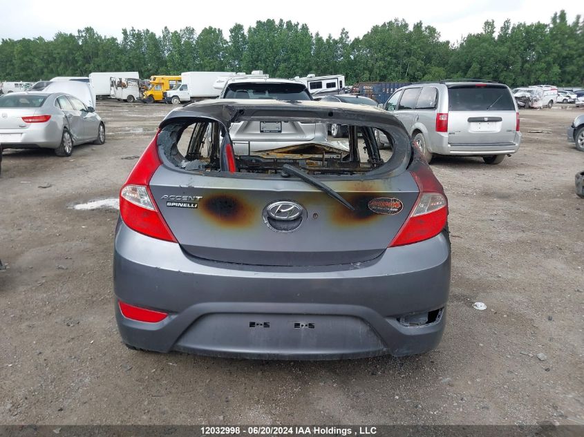 2016 Hyundai Accent Se VIN: KMHCT5AE3GU268888 Lot: 12032998