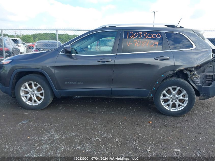 2015 Jeep Cherokee North VIN: 1C4PJMCSXFW708729 Lot: 12033000