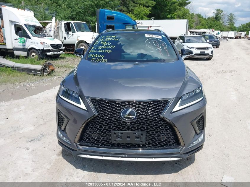 2021 Lexus Rx 350 VIN: 2T2YZMDA7MC305277 Lot: 12033005