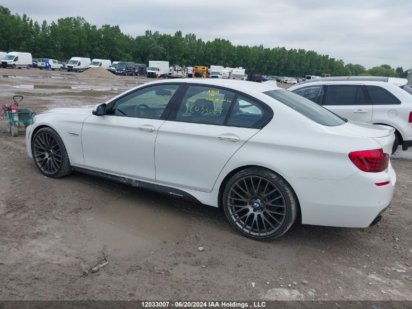2014 BMW 5 Series VIN: WBAKP9C57EDZ34900 Lot: 12033007