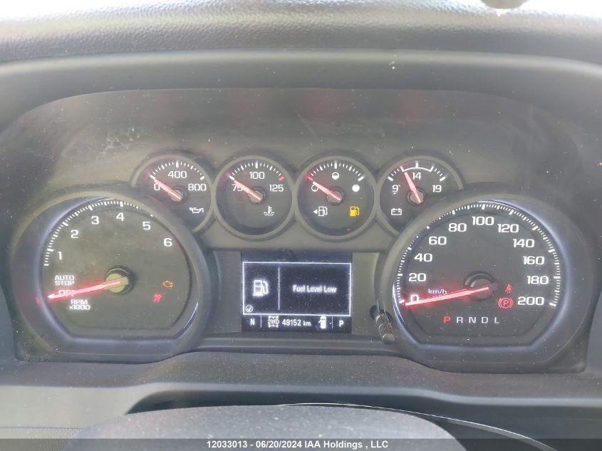 2022 Chevrolet Silverado Ltd K1500 Trail Boss Custom VIN: 3GCPYCEK1NG148700 Lot: 12033013