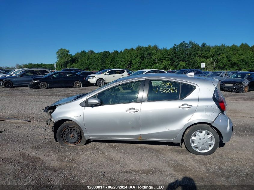 2015 Toyota Prius C Technology VIN: JTDKDTB30F1582724 Lot: 12033017