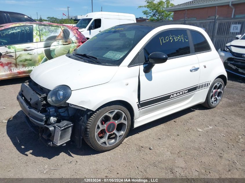 2015 Fiat 500 Abarth VIN: 3C3CFFJH3FT502990 Lot: 12033034