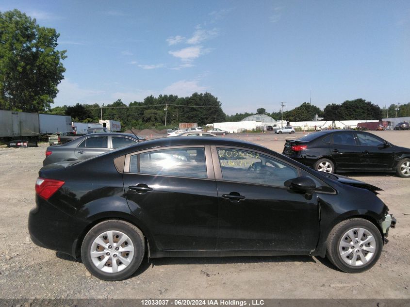 2014 Kia Rio VIN: KNADM4A31E6367951 Lot: 12033037