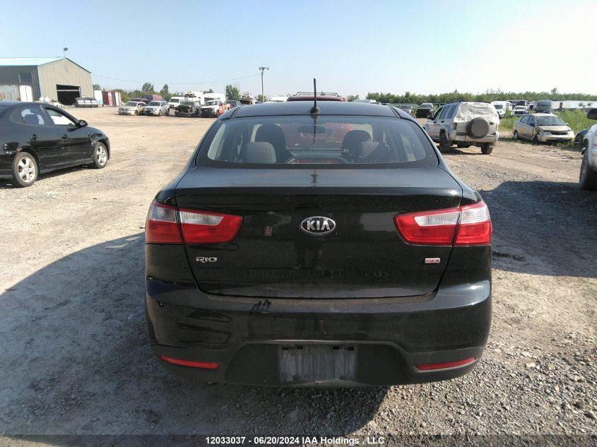 2014 Kia Rio VIN: KNADM4A31E6367951 Lot: 12033037