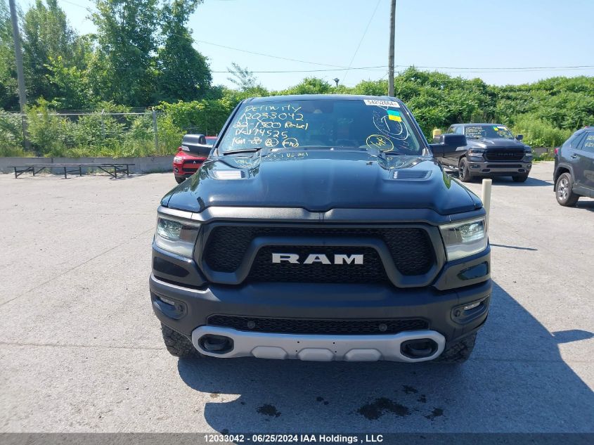 2022 Ram 1500 Rebel VIN: 1C6SRFLT3NN174525 Lot: 12033042