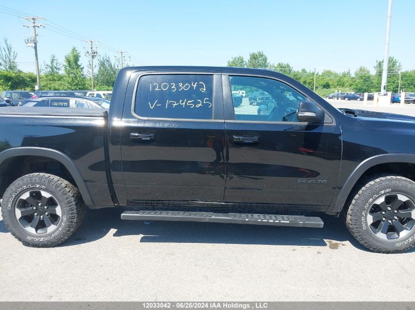 2022 Ram 1500 Rebel VIN: 1C6SRFLT3NN174525 Lot: 12033042