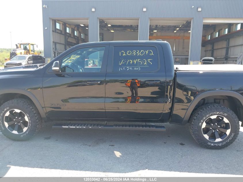 2022 Ram 1500 Rebel VIN: 1C6SRFLT3NN174525 Lot: 12033042