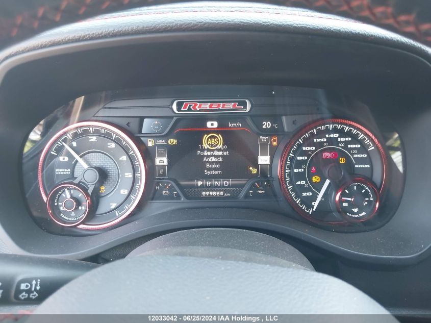 2022 Ram 1500 Rebel VIN: 1C6SRFLT3NN174525 Lot: 12033042