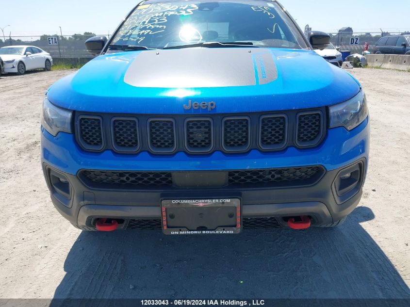 2023 Jeep Compass Trailhawk VIN: 3C4NJDDN6PT514433 Lot: 12033043