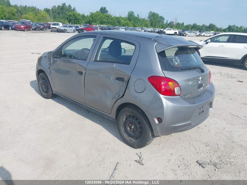 2015 Mitsubishi Mirage VIN: ML32A3HJ8FH057631 Lot: 12033058