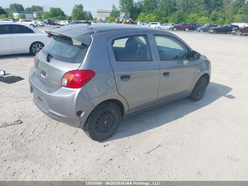 2015 Mitsubishi Mirage VIN: ML32A3HJ8FH057631 Lot: 12033058