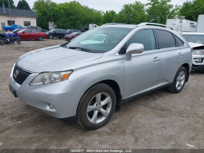 2010 Lexus Rx 350 VIN: 2T2BK1BA2AC007923 Lot: 12033077