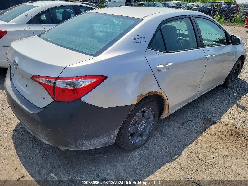 2014 Toyota Corolla L/Le/Le Pls/Prm/S/S Pls VIN: 2T1BURHE7EC197988 Lot: 12033086