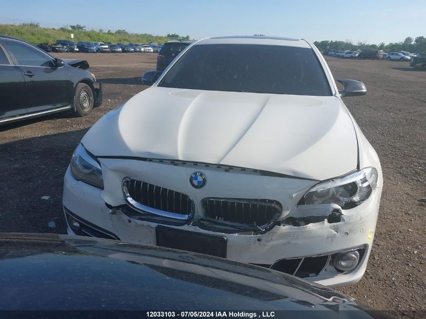 2015 BMW 5 Series VIN: WBA5B3C56FD546051 Lot: 12033103