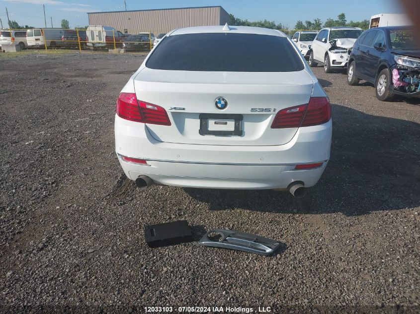 2015 BMW 5 Series VIN: WBA5B3C56FD546051 Lot: 12033103
