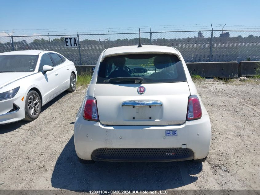 2016 Fiat 500 Electric VIN: 3C3CFFGE1GT201567 Lot: 12033104