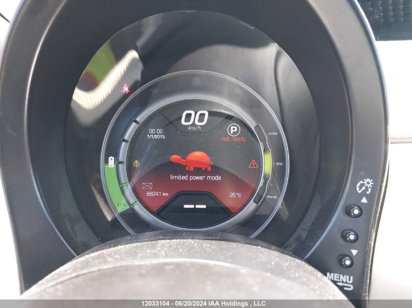 2016 Fiat 500 Electric VIN: 3C3CFFGE1GT201567 Lot: 12033104