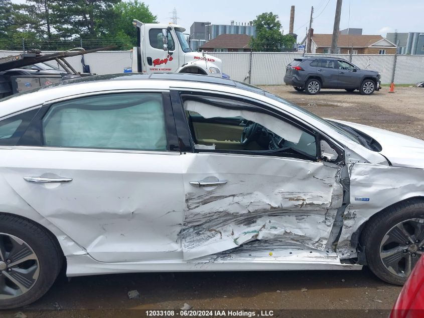2018 Hyundai Sonata Hybrid/Limited VIN: KMHE34L36JA082835 Lot: 12033108