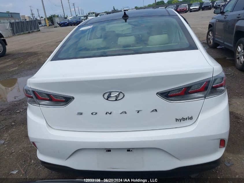 2018 Hyundai Sonata Hybrid/Limited VIN: KMHE34L36JA082835 Lot: 12033108