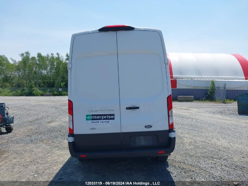 2022 Ford Transit T-250 VIN: 1FTBR2X89NKA37677 Lot: 12033119