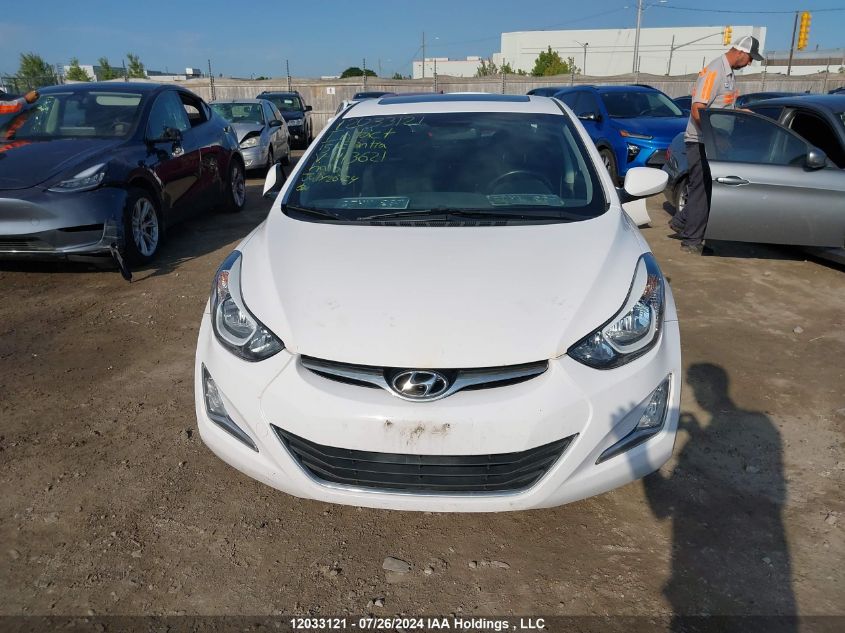 2015 Hyundai Elantra VIN: KMHDH4AH9FU413621 Lot: 12033121