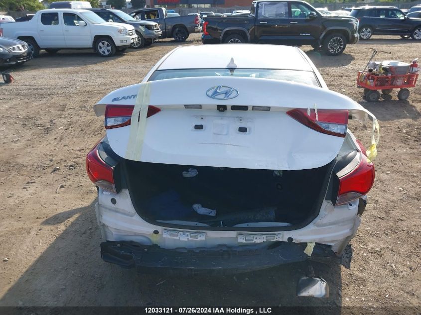 2015 Hyundai Elantra VIN: KMHDH4AH9FU413621 Lot: 12033121