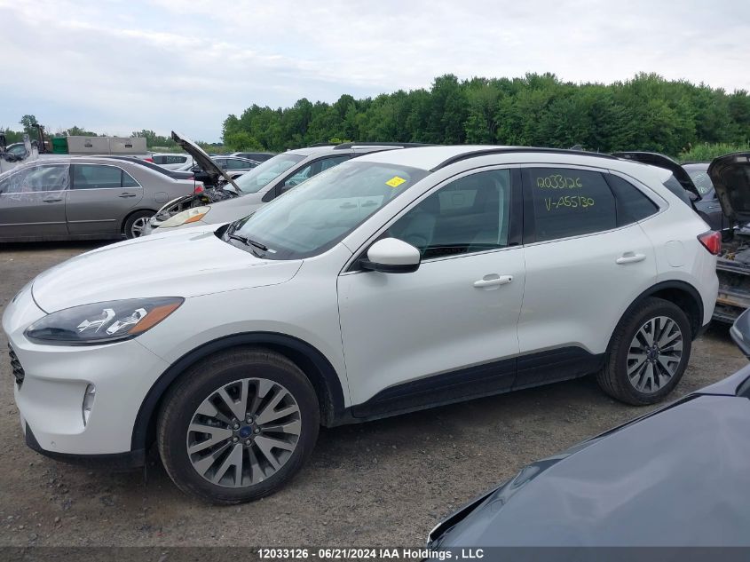 2022 Ford Escape Titanium VIN: 1FMCU9J92NUA55130 Lot: 12033126