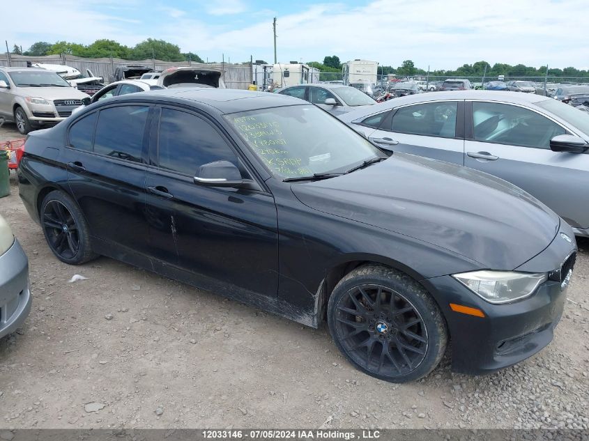 2013 BMW 3 Series VIN: WBA3C3C5XDF980107 Lot: 12033146