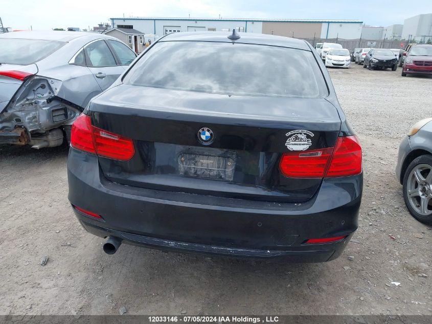 2013 BMW 3 Series VIN: WBA3C3C5XDF980107 Lot: 12033146