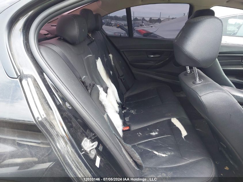 2013 BMW 3 Series VIN: WBA3C3C5XDF980107 Lot: 12033146