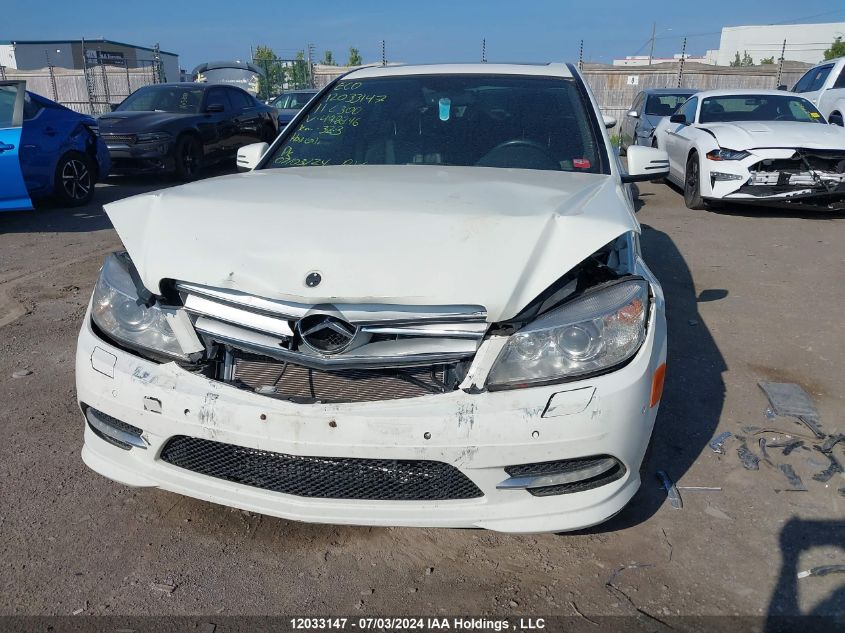 2011 Mercedes-Benz C 300 4Matic VIN: WDDGF8BB4BA498846 Lot: 12033147