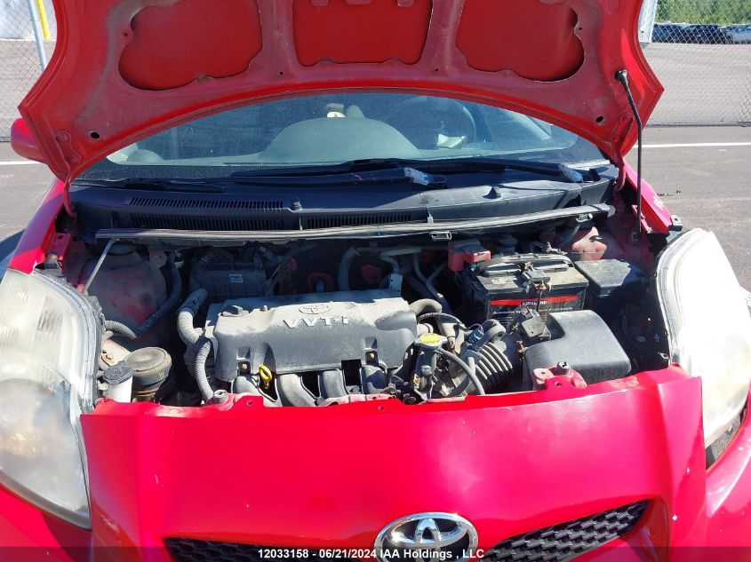 2010 Toyota Yaris Le/Rs VIN: JTDKT4K34A5306430 Lot: 12033158