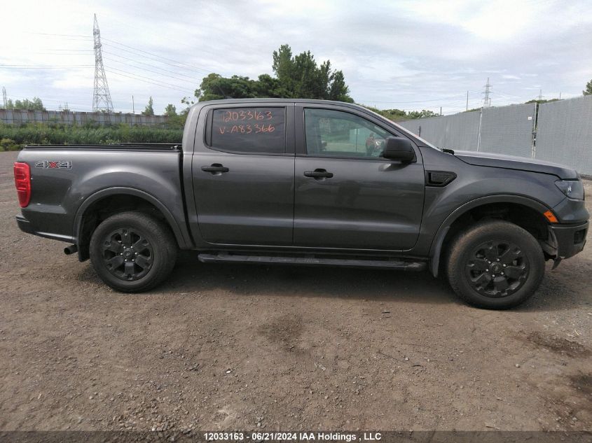 2020 Ford Ranger Xl/Xlt/Lariat VIN: 1FTER4FH0LLA83366 Lot: 12033163