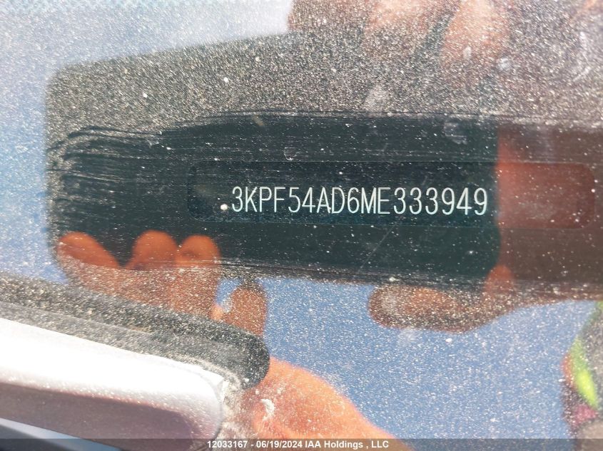 2021 Kia Forte VIN: 3KPF54AD6ME333949 Lot: 12033167