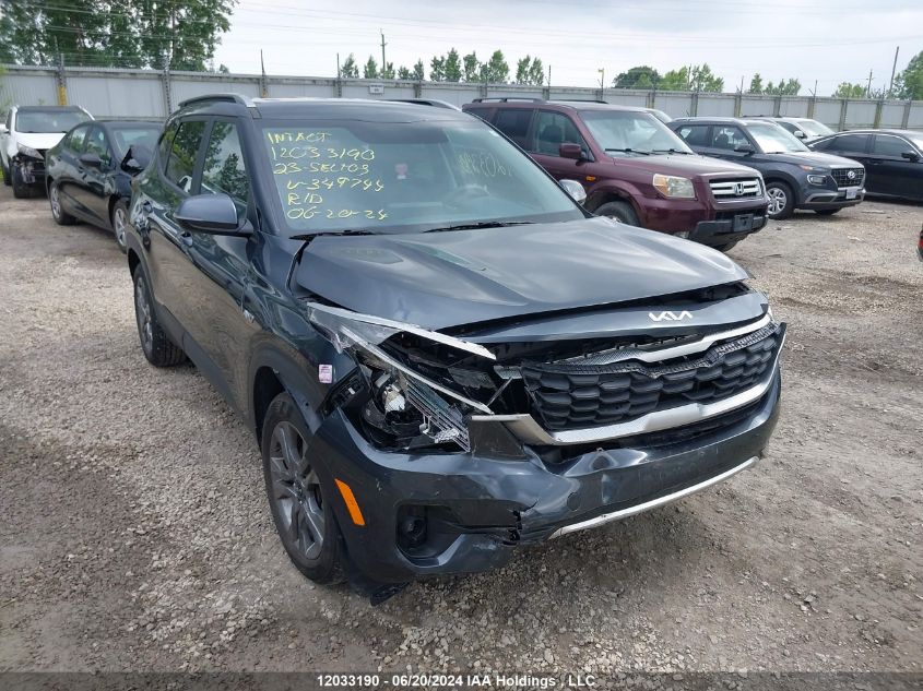 2023 Kia Seltos VIN: KNDEPCAAXP7349744 Lot: 12033190