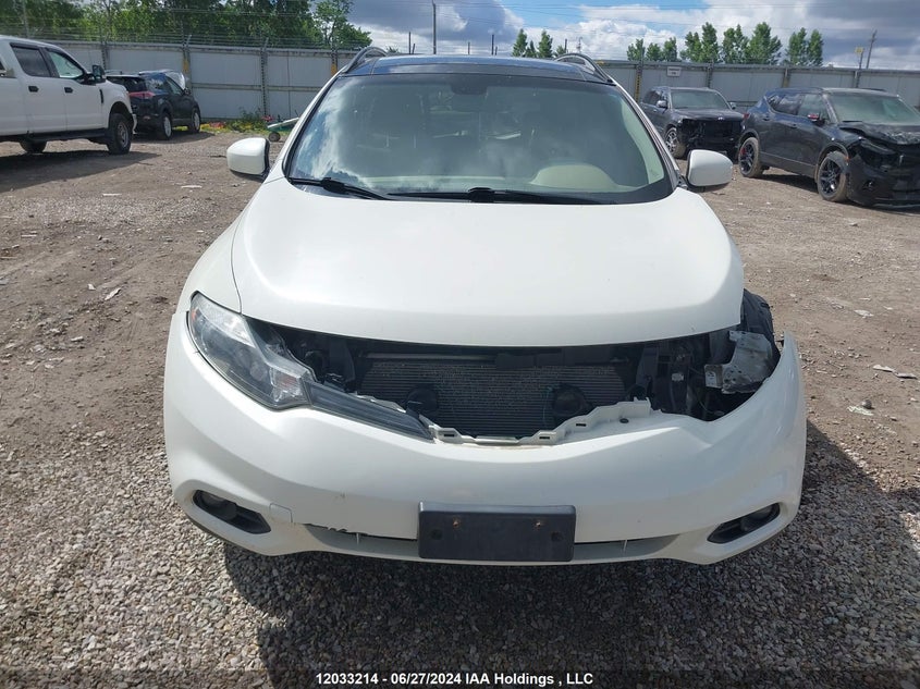 2011 Nissan Murano Le VIN: JN8AZ1MW6BW186128 Lot: 12033214