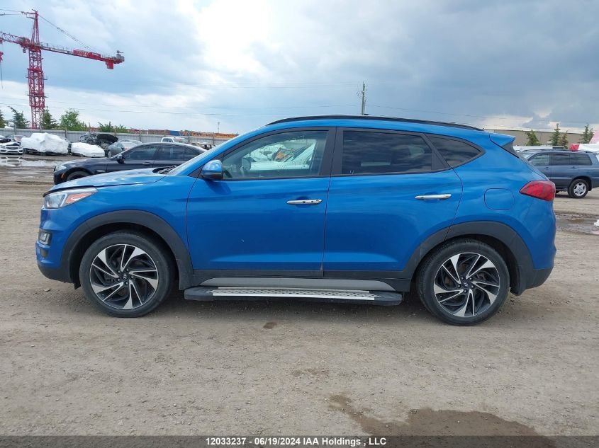 2019 Hyundai Tucson Limited/Sel/Sport/Ultimate/Value/Night VIN: KM8J3CAL5KU881419 Lot: 12033237