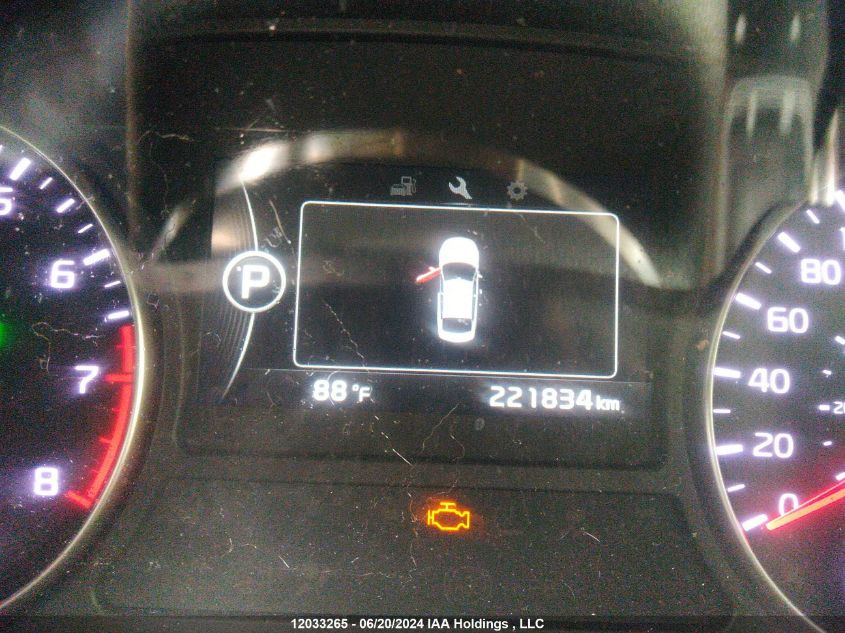 2016 Kia Optima Lx VIN: 5XXGT4L18GG044614 Lot: 12033265