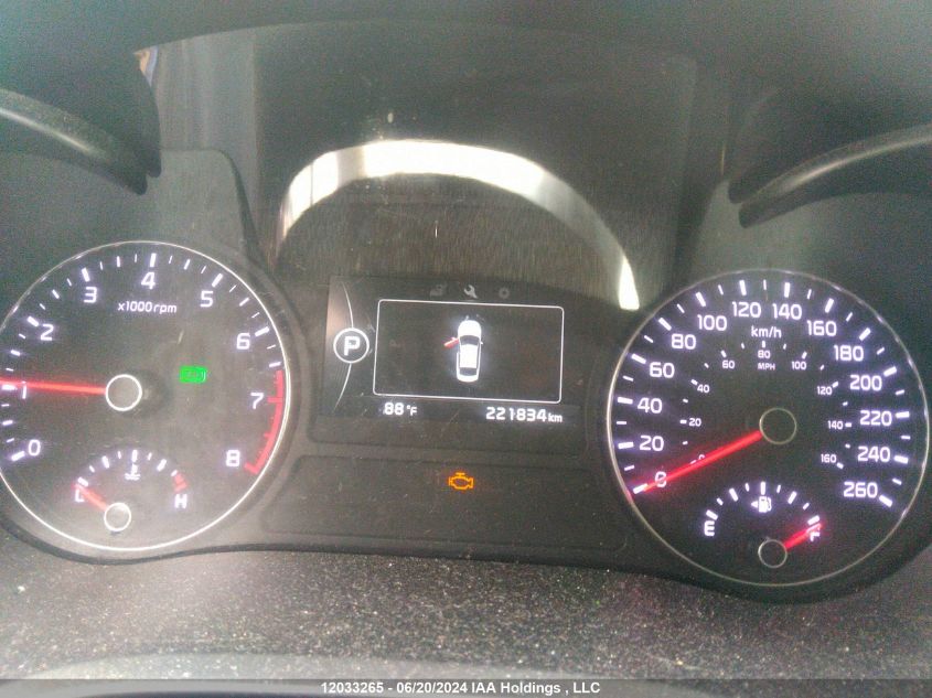 2016 Kia Optima Lx VIN: 5XXGT4L18GG044614 Lot: 12033265